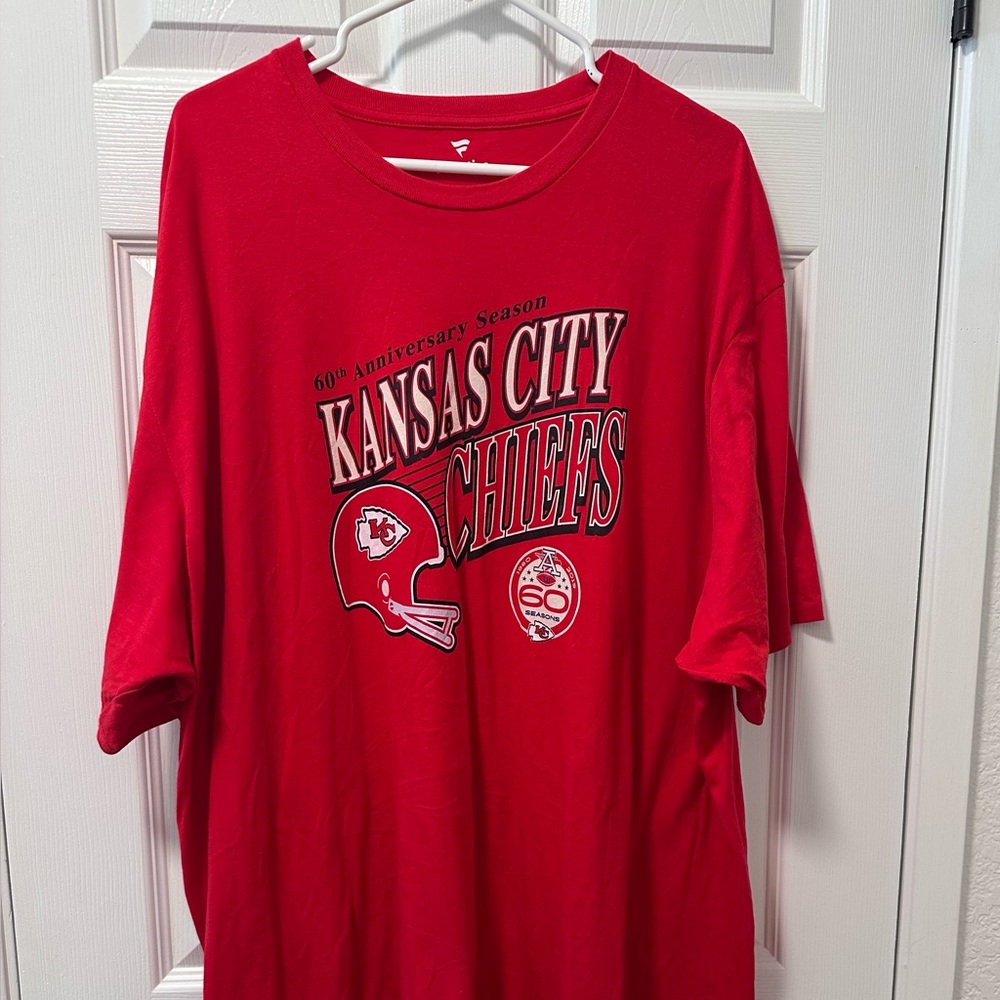 Kansas City Chiefs 60th Season T-Shirt 4XL